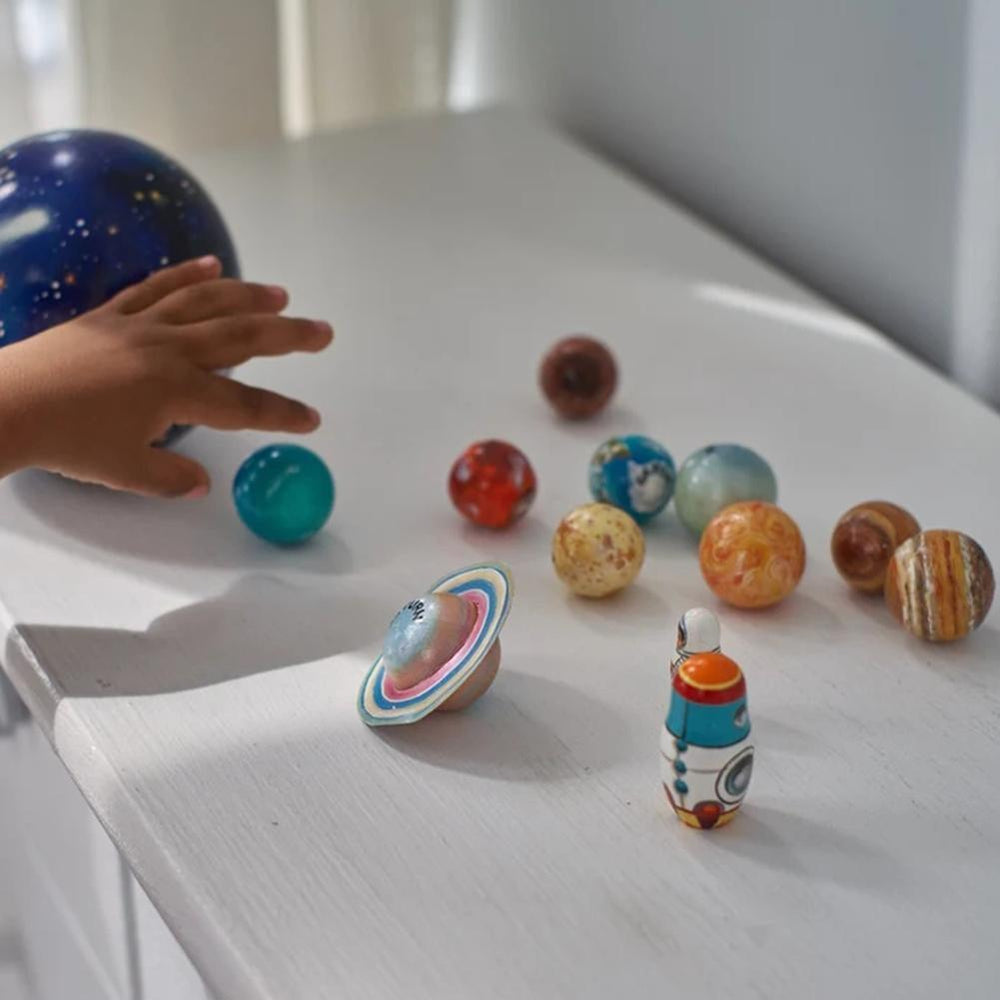 Educatief Houten Zonnestelsel voor Kinderen – Leerzaam Planetenmodel | SolarSeek van LumoLab