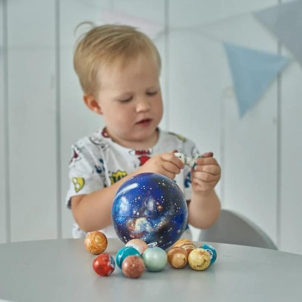 Educatief Houten Zonnestelsel voor Kinderen – Leerzaam Planetenmodel | SolarSeek van LumoLab