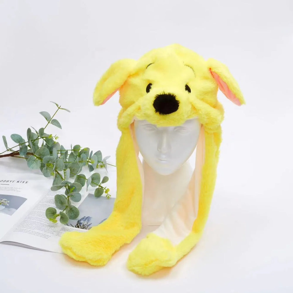 Interactieve Hoed met Beweegbare Oren – Zachte Pluche Winterhoed voor Kinderen & Volwassenen | Perfect voor Cosplay, Feest & Cadeau