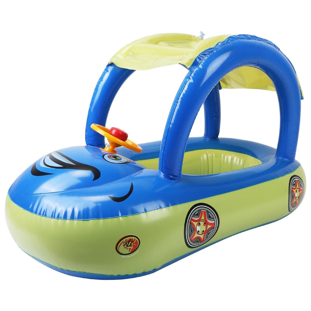 Opblaasbaar Kinderbootje Zonnedakje – Waterpret 1-4 Jaar PVC