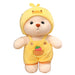 Pluche knuffelbeer 2-in-1 met afneembaar hoedje – zachte vulling, handwasbaar | teddybeer