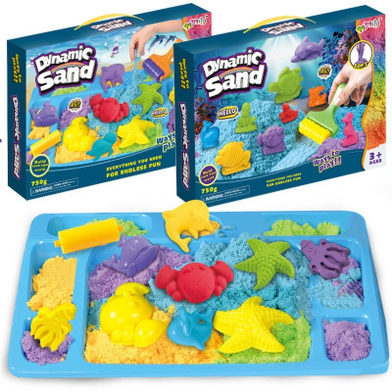 CreatiSand Kinetisch Zand – Speelset voor Kinderen 3+ | Creativiteit & Motoriek Ontwikkelen
