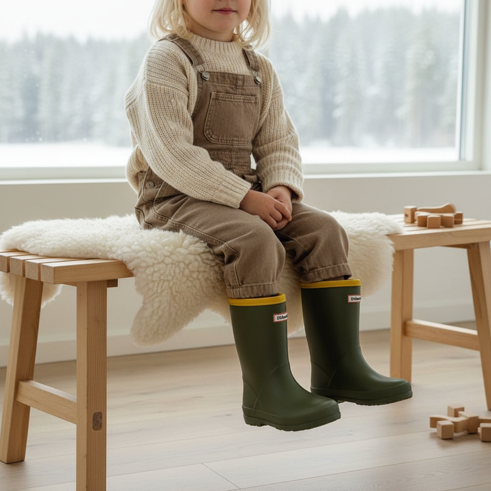 RainyStep Kinder Regenlaarzen – Waterdicht & Antislip voor Jongens & Meisjes