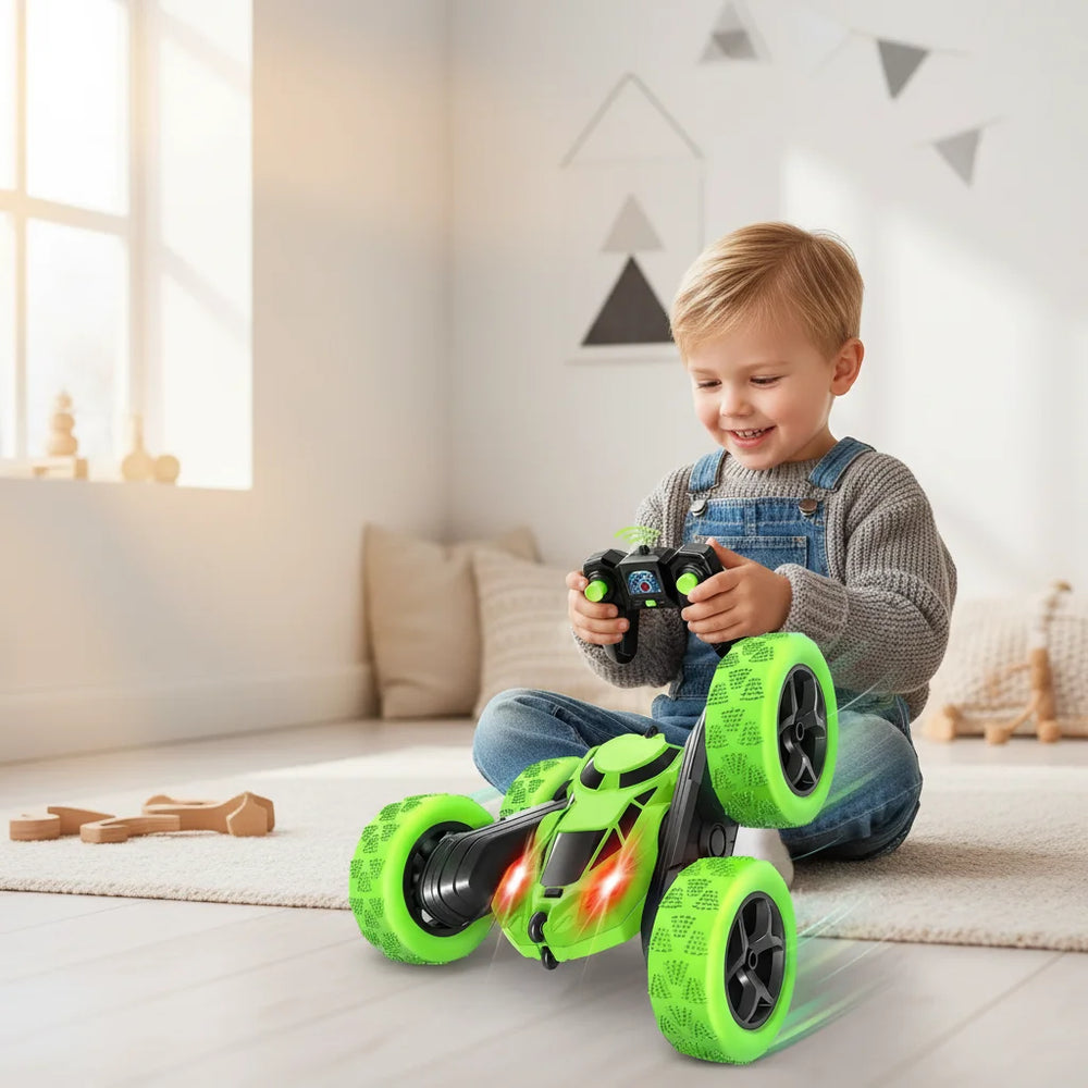 RC Stuntauto met Afstandsbediening – 360° Flips & Oplaadbaar