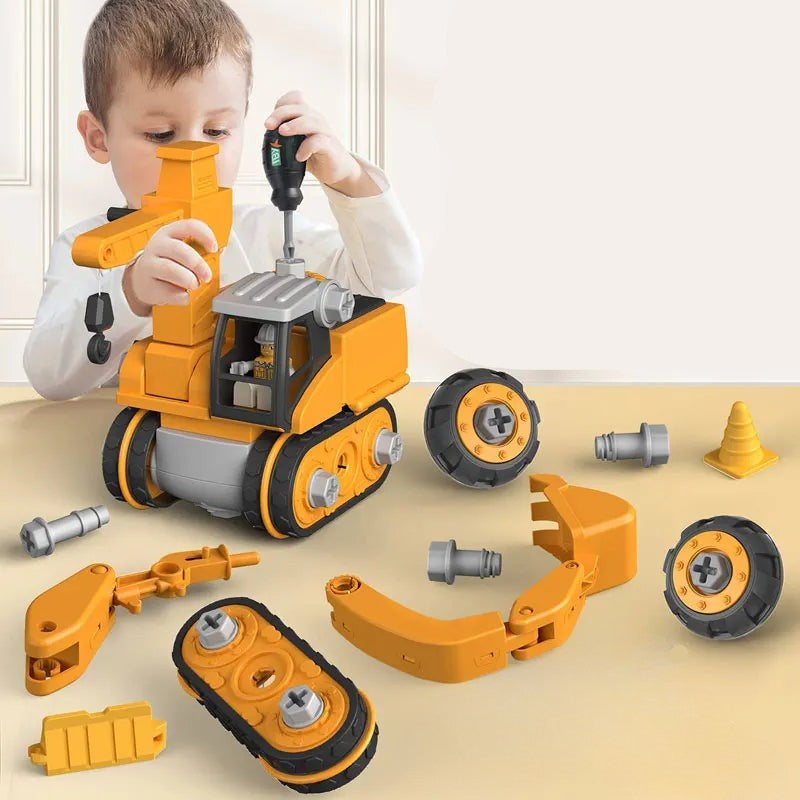 BuilderHero Engineer Speelset – Educatieve Bouwset voor Kinderen 3-8 Jaar met Gereedschap en Techniekvaardigheden