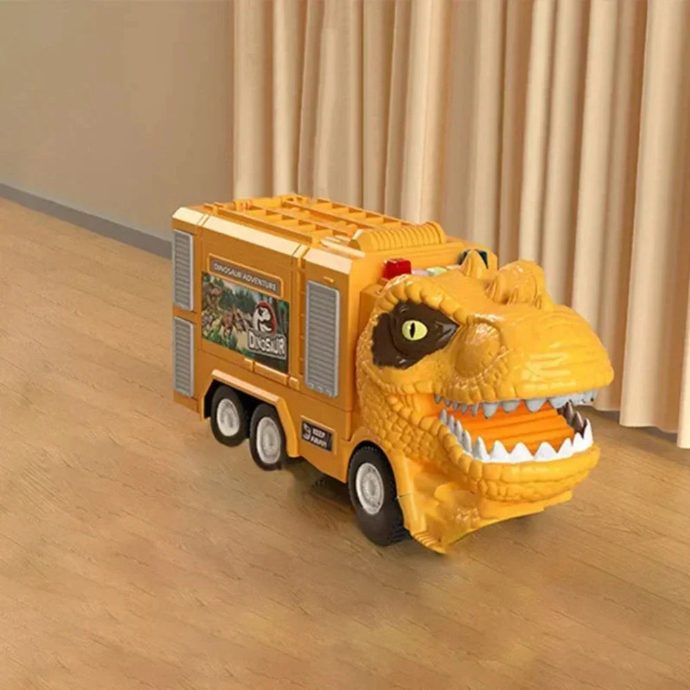 Transformeerbare Dino Truck – 2-in-1 Speelset met Licht & Geluid (3+)