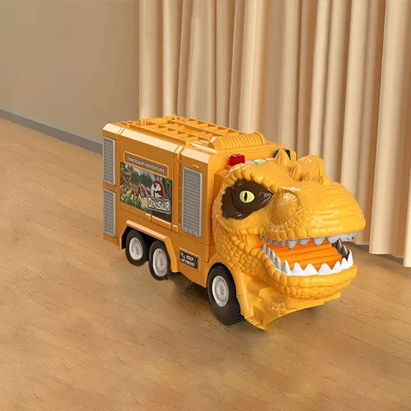 DinoQuest Opvouwbare Dinosaurus Vrachtwagen – Licht & Geluid