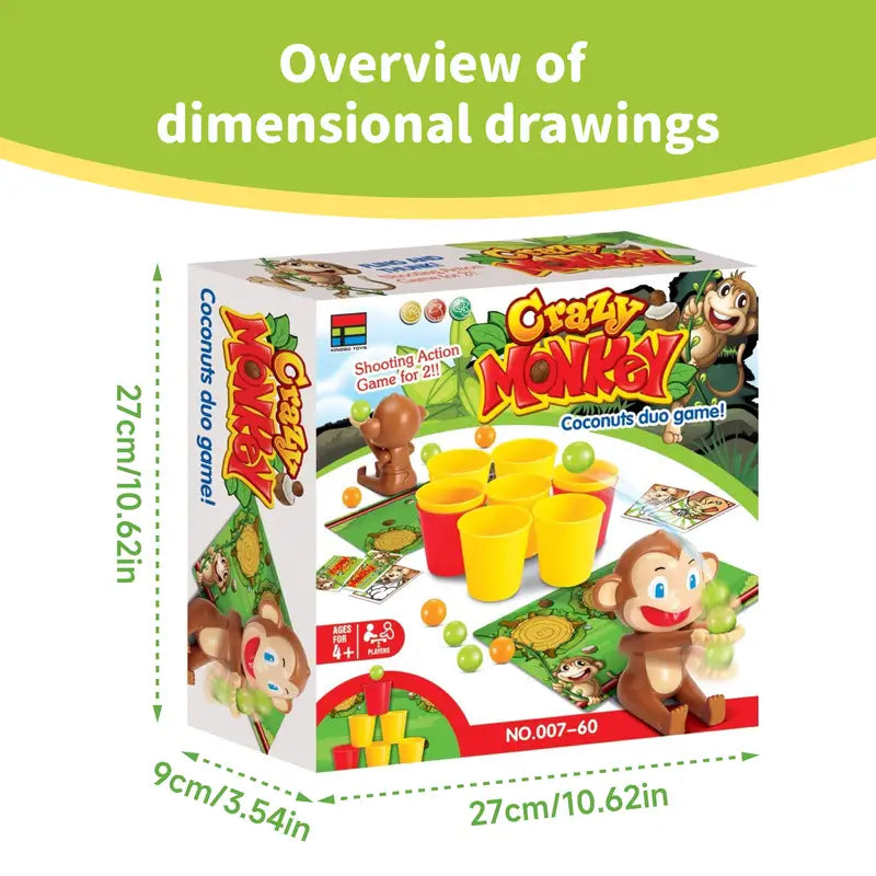 ChimpStrike Twee Speler Schietspel – Interactief Familie Bordspel