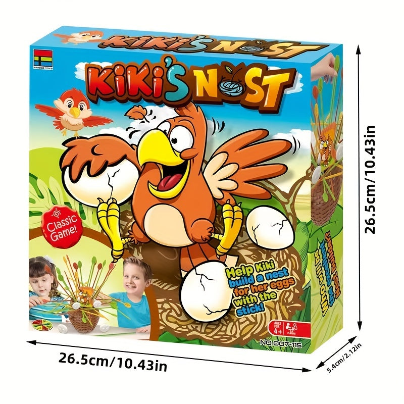 BirdNest Builder – Educatief Bordspel voor Kinderen 3-6 Jaar • Creatief & Strategisch Familiespel
