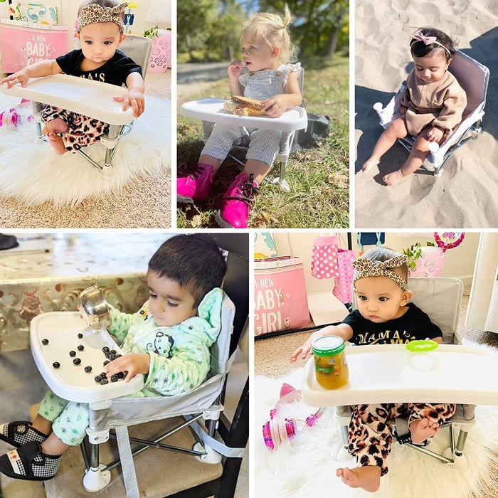 Draagbare Kinderstoelverhoger – TinyTrek ElevateGo Baby Seat