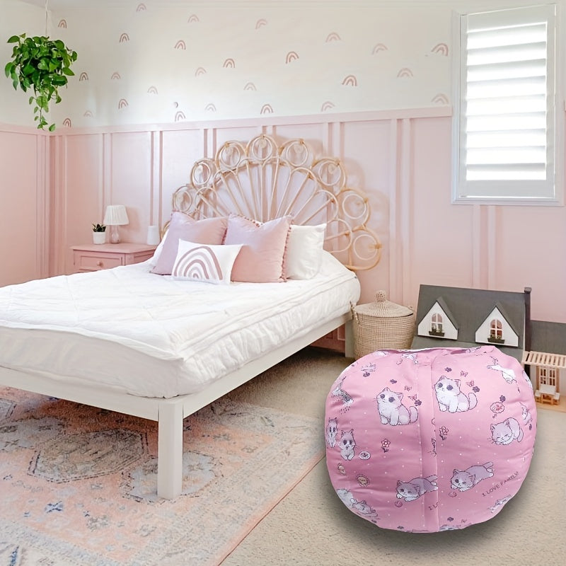 Kitty Bean Bag Hoes – Knuffels Opbergen & Zacht Zitkussen voor Kinderen