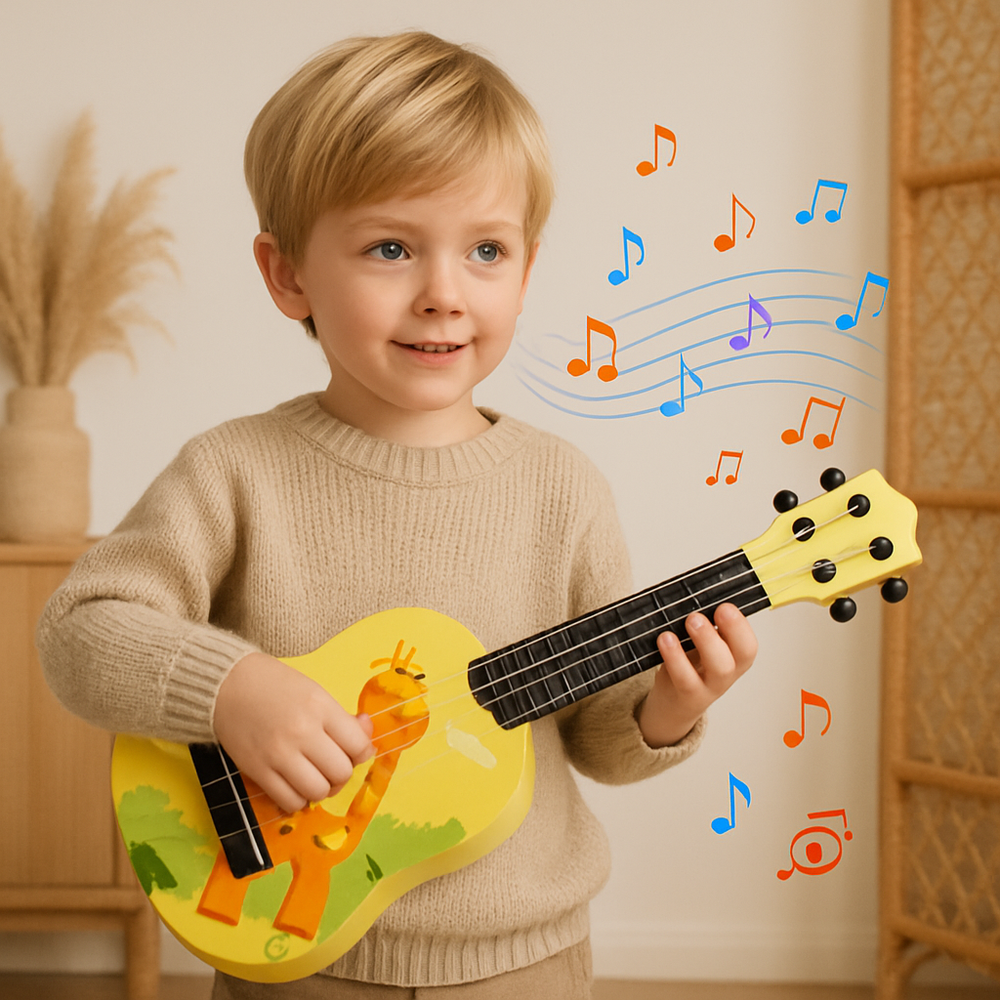 Kinder Ukulele – Muziekinstrument met Dierenontwerp (3+)