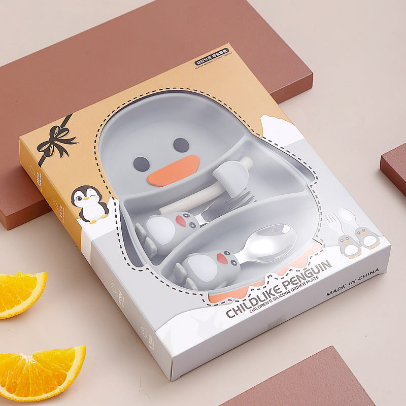Baby Bord Zuignap – Siliconen Peuterbord met Vakjes