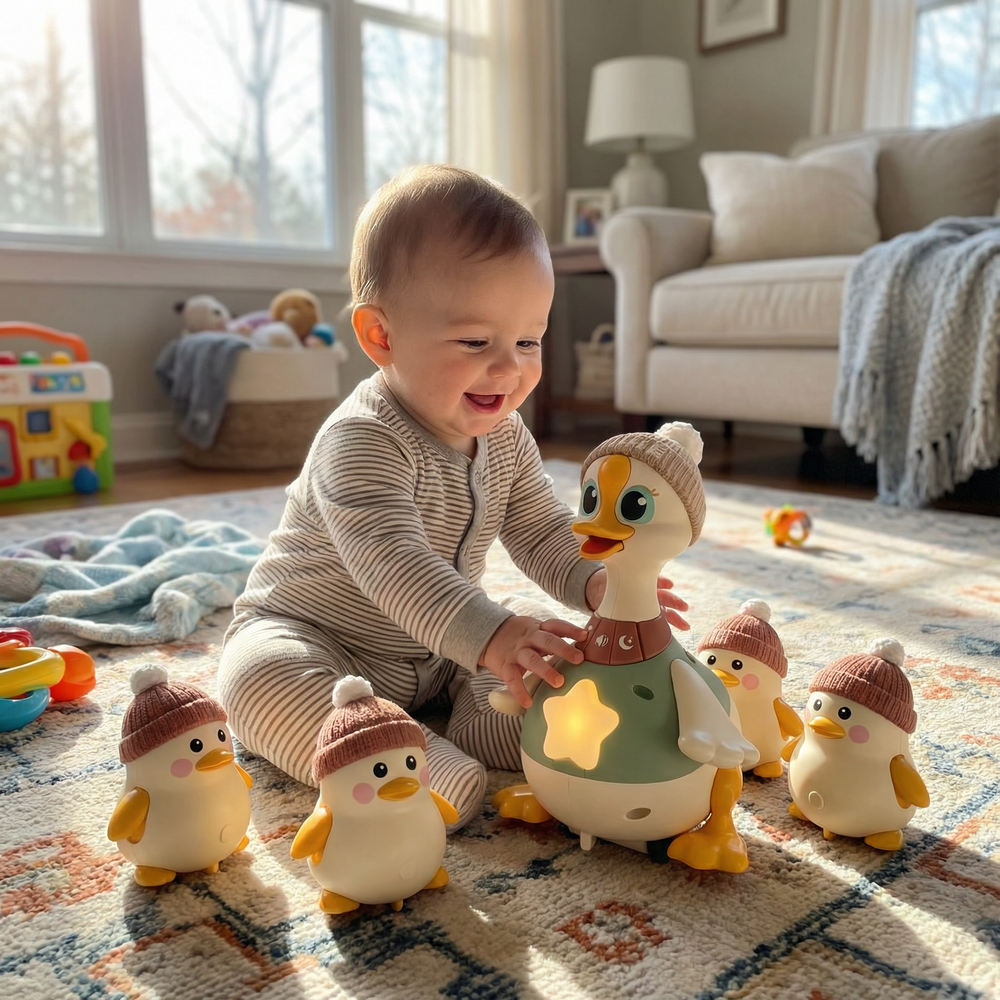 Wiebeleenden Tuimelaar Baby – Tummy Time Speelgoed | Vanaf 3 mnd