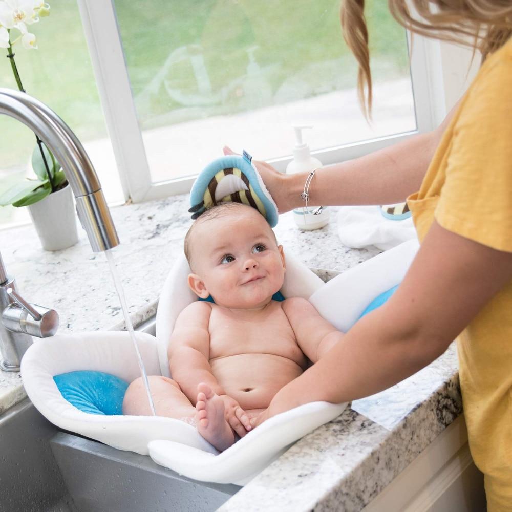 Zachte Babybadbloem Kopen – Comfortabel & Veilig Badderen voor je Pasgeboren Baby