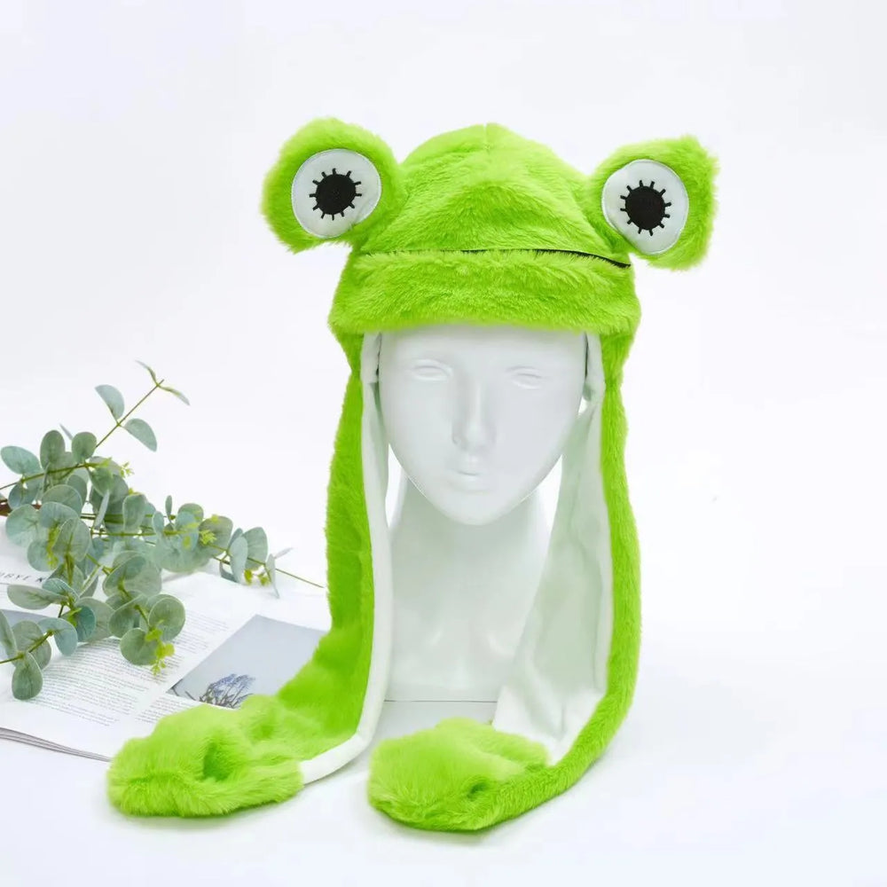 Interactieve Hoed met Beweegbare Oren – Zachte Pluche Winterhoed voor Kinderen & Volwassenen | Perfect voor Cosplay, Feest & Cadeau