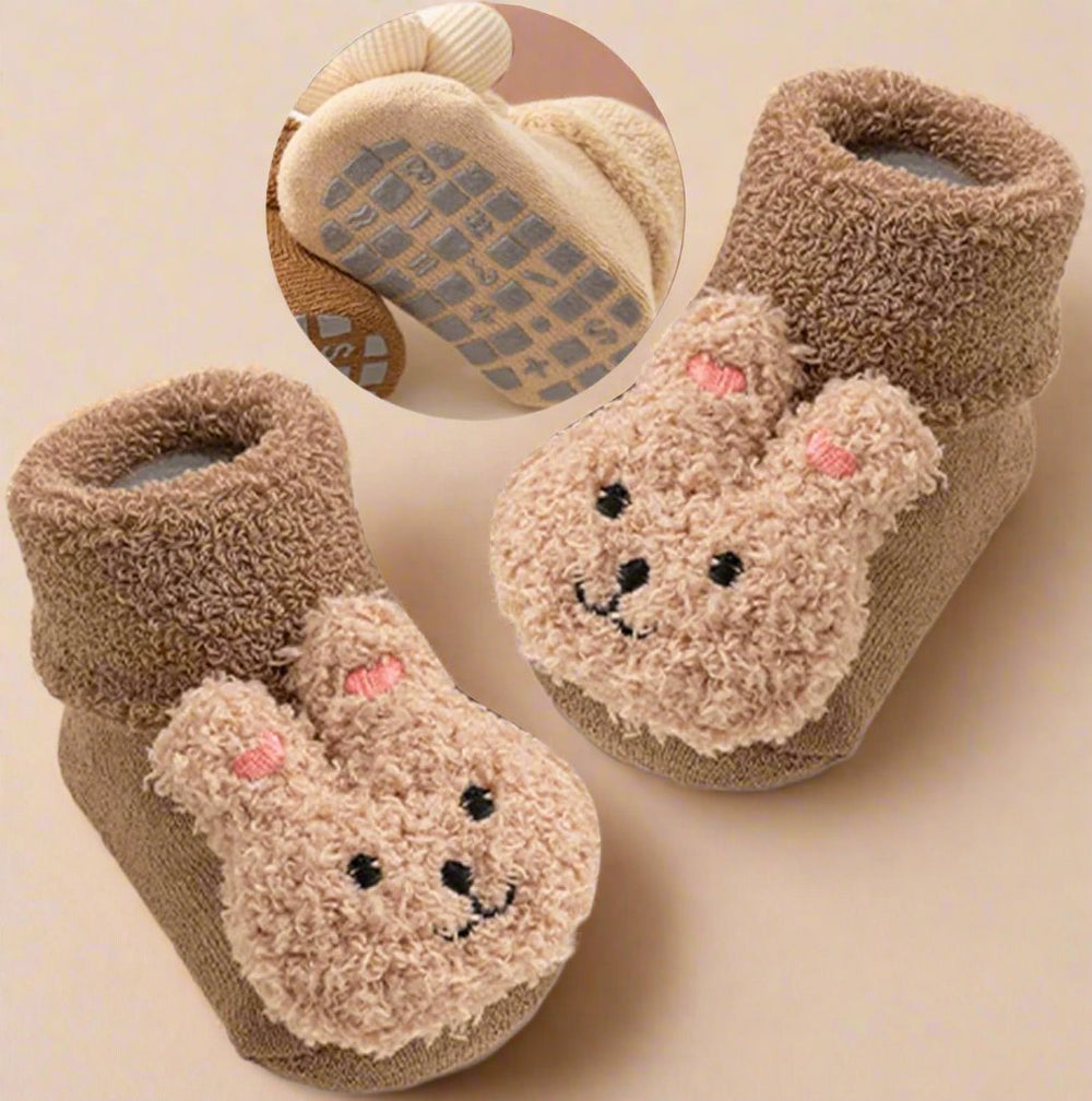 Antislip Babysokken – Zachte Katoenen Sokken voor Baby’s & Peuters | Veilig Eerste Stapjes & Unisex Design