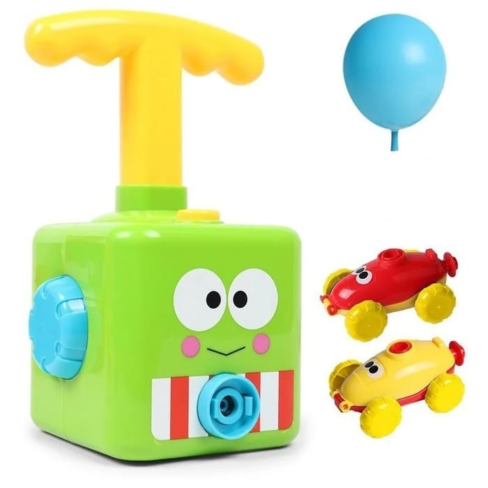 TurboPop Luchtpompend Speelgoedauto – Educatief en Snel Speelgoed voor Kinderen 2+