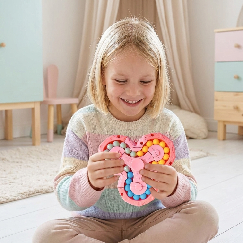 Fidget Spinner Puzzel voor Kinderen – Draaiend Anti-Stress & Sensorisch Speelgoed