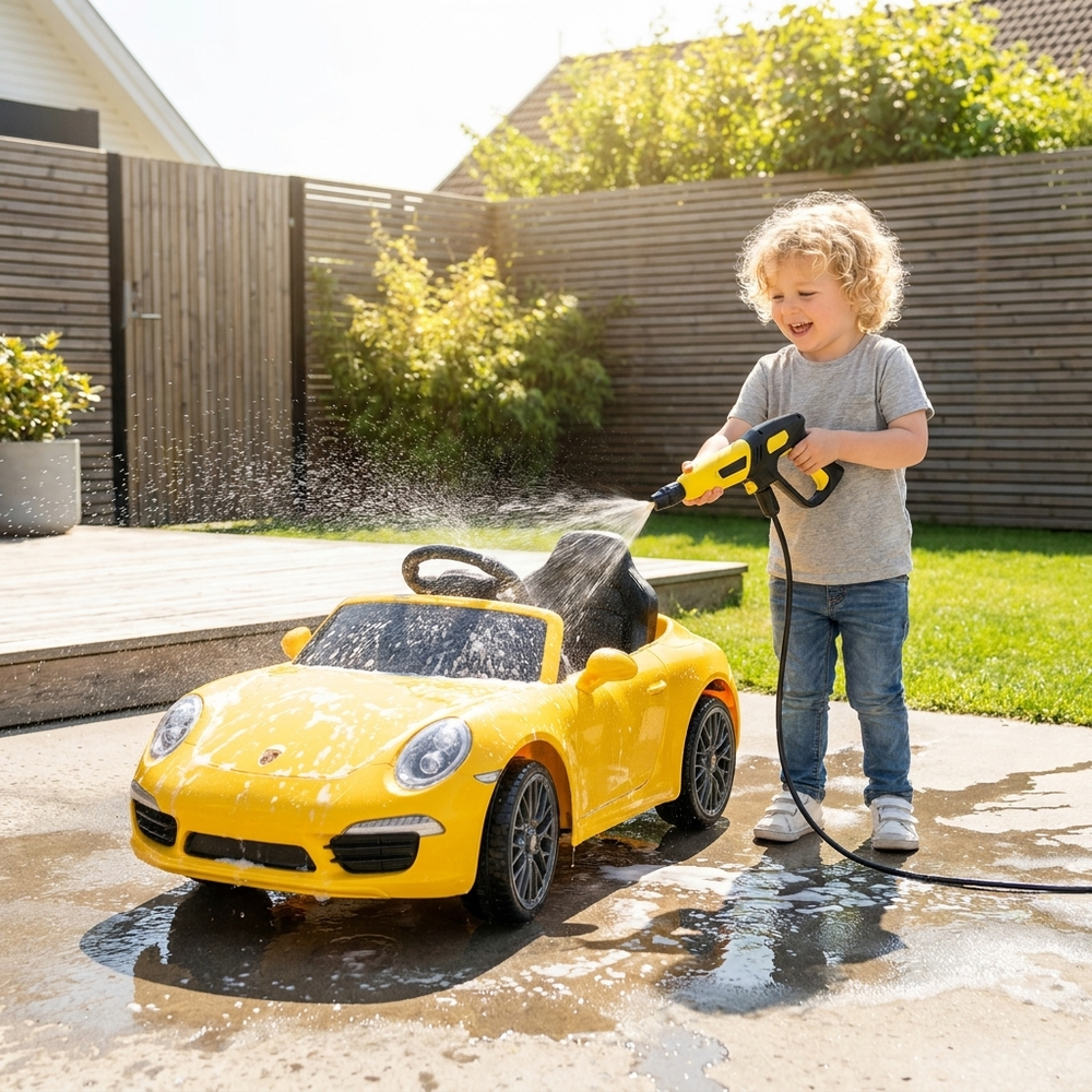 Autowas Speelset voor Kinderen – Werkende Watersproeier & Fantasierijk Rollenspel