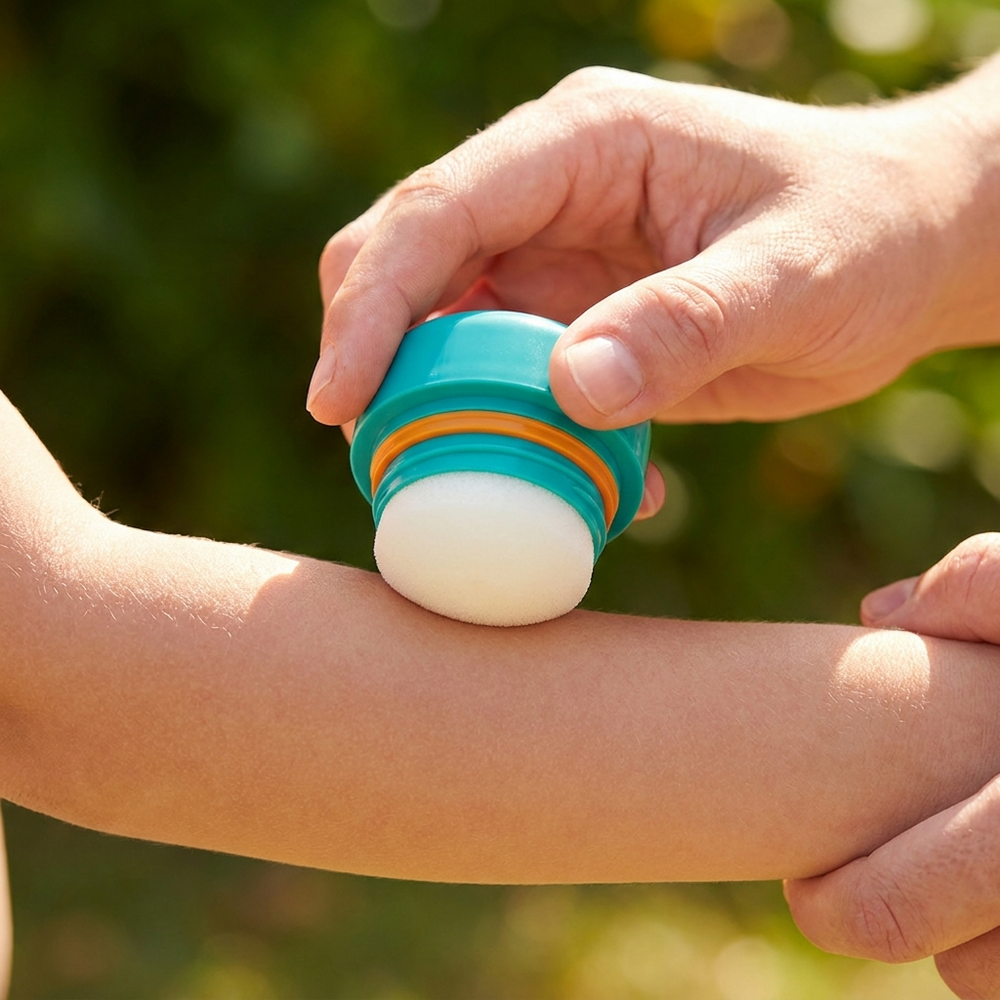Hervulbare Zonnebrand Applicator met Zachte Spons – Gelijkmatig Insmeren Zonder Geknoei
