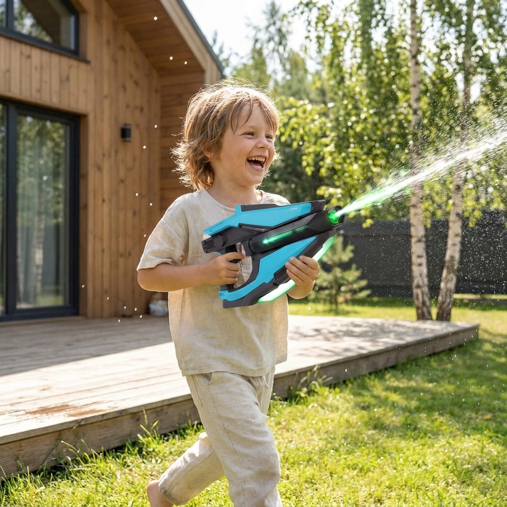 Automatisch Elektrisch Waterpistool – Oplaadbaar met Licht- & Geluidseffecten