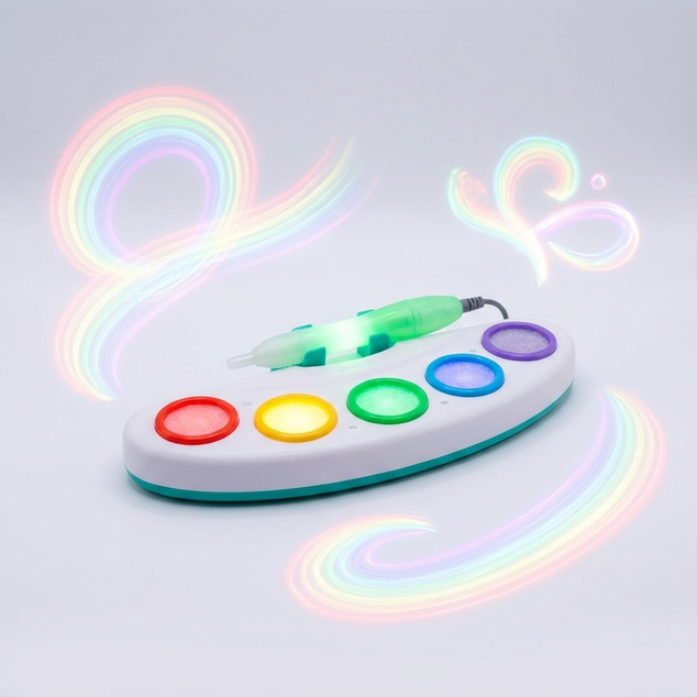 Magische lichtpen voor kinderen – tekenen met licht en muziek zonder vlekken