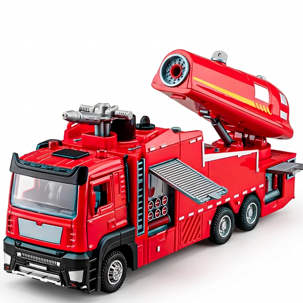 Speelgoed brandweerwagen met ladder