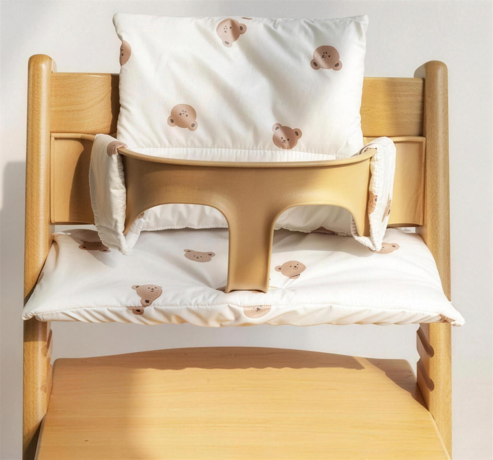 Kinderstoel Kussen Baby – Stoelverkleiner met Zachte Bekleding & Bandjes