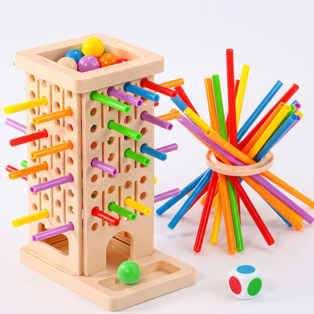 Strategisch Stapelspel – Interactief Denkspel voor Kinderen 3+
