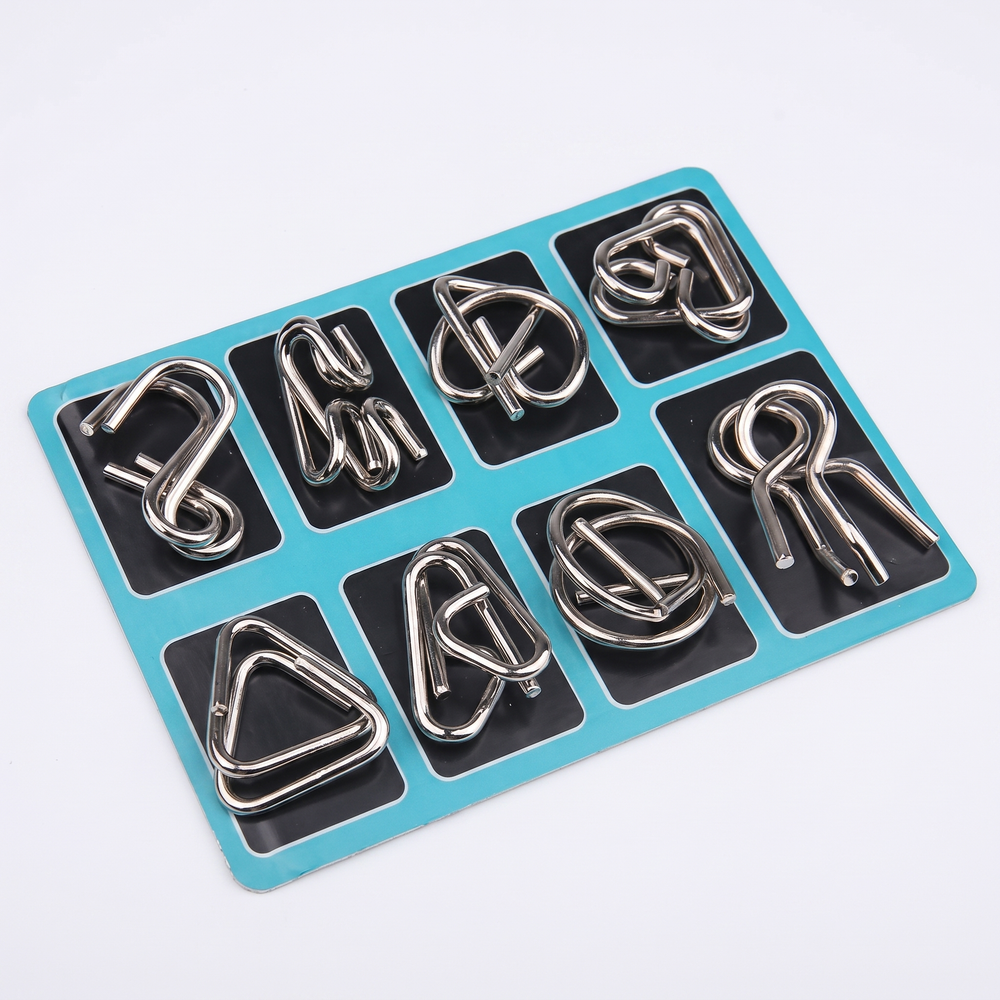 Metalen Puzzelringen Set – Breinbreker Puzzel voor Kinderen en Volwassenen