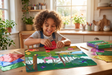 Folie Sticker Kunstset voor Kinderen – Creatieve Knutselset met Glanzende Folie – Dieren