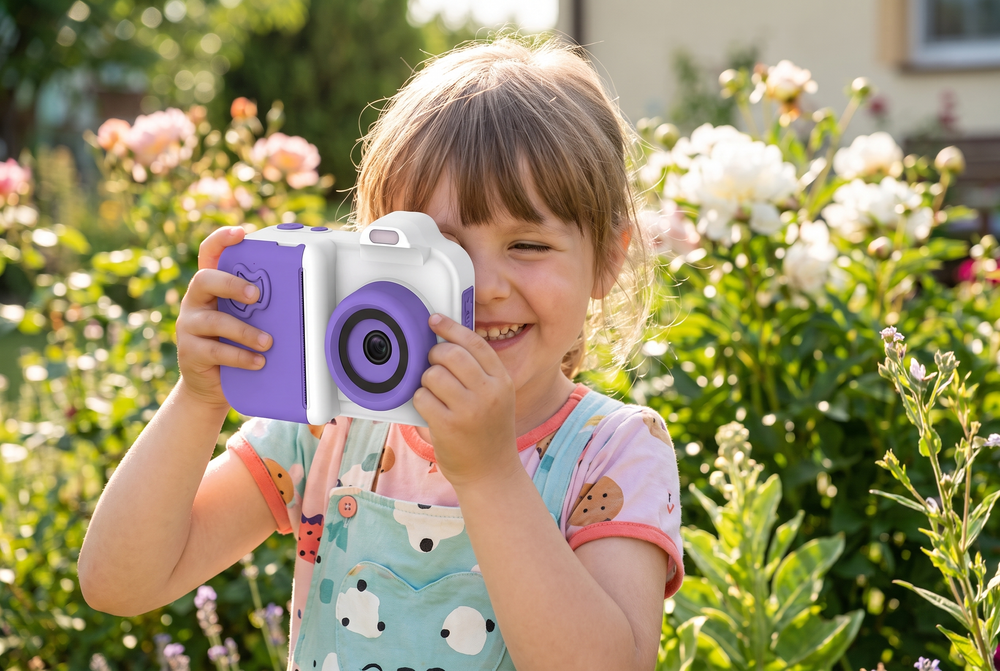 Instant Print Kindercamera – Foto's Direct Printen, Roze – voor Kinderen