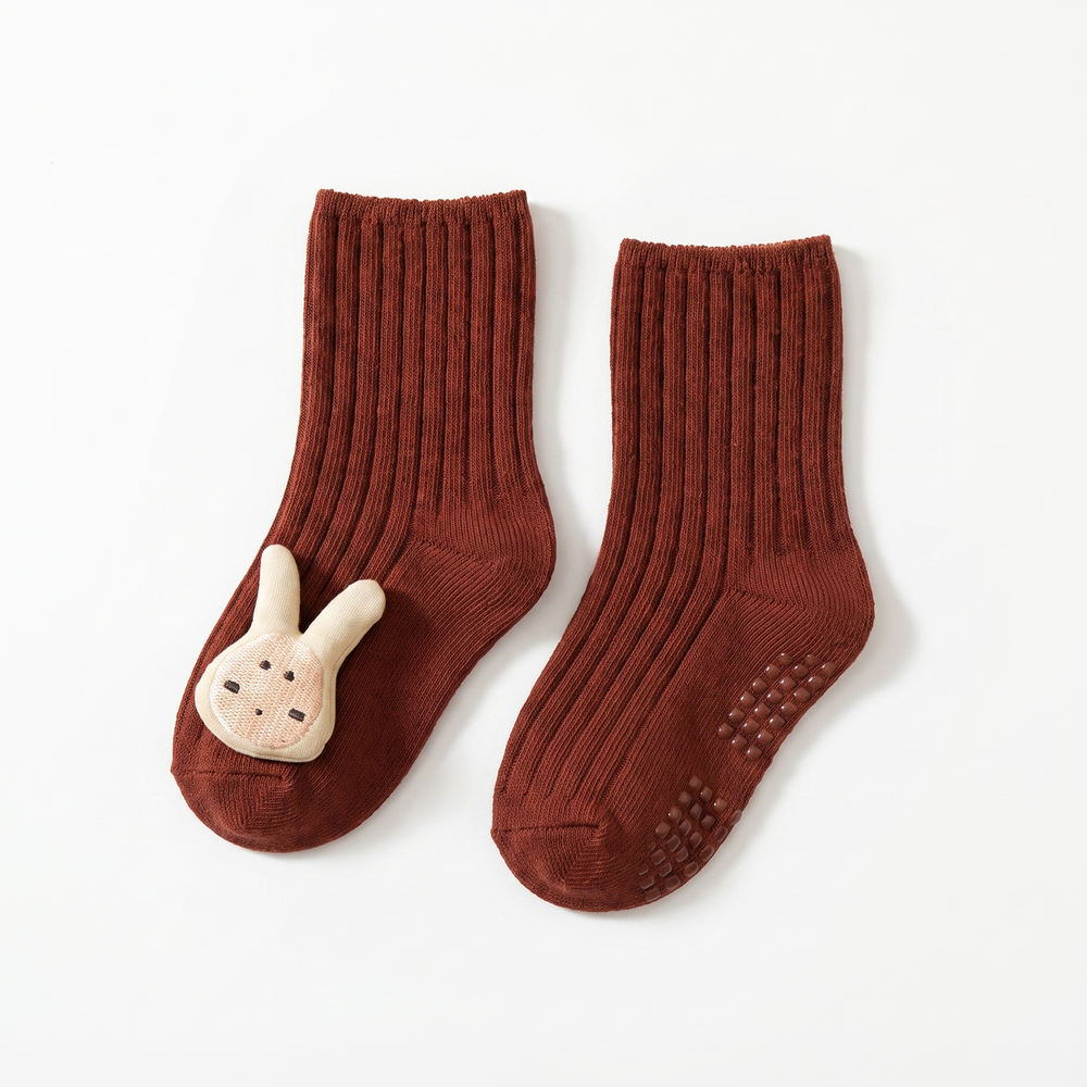 Antislip Babysokken – Zacht Katoen met Cartoondessin Uniseks