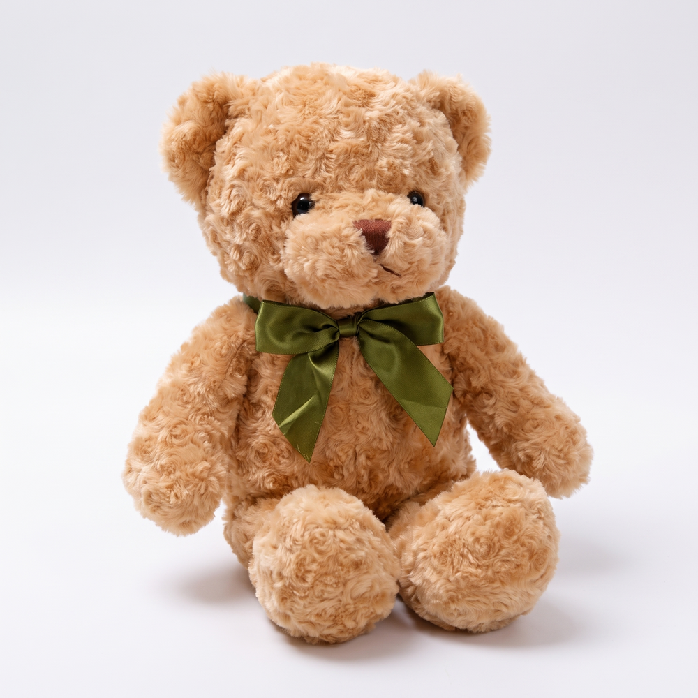 Pluche Teddybeer met Strik – Zachte Knuffel in Meerdere Maten