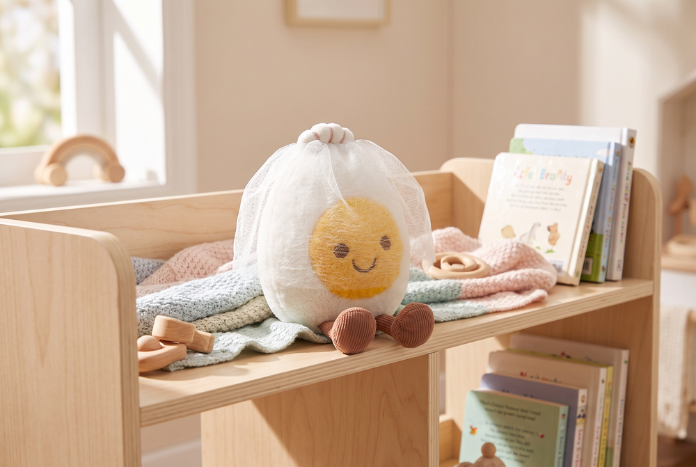 Ei-Knuffel van Zacht Pluche met Kostuumontwerp