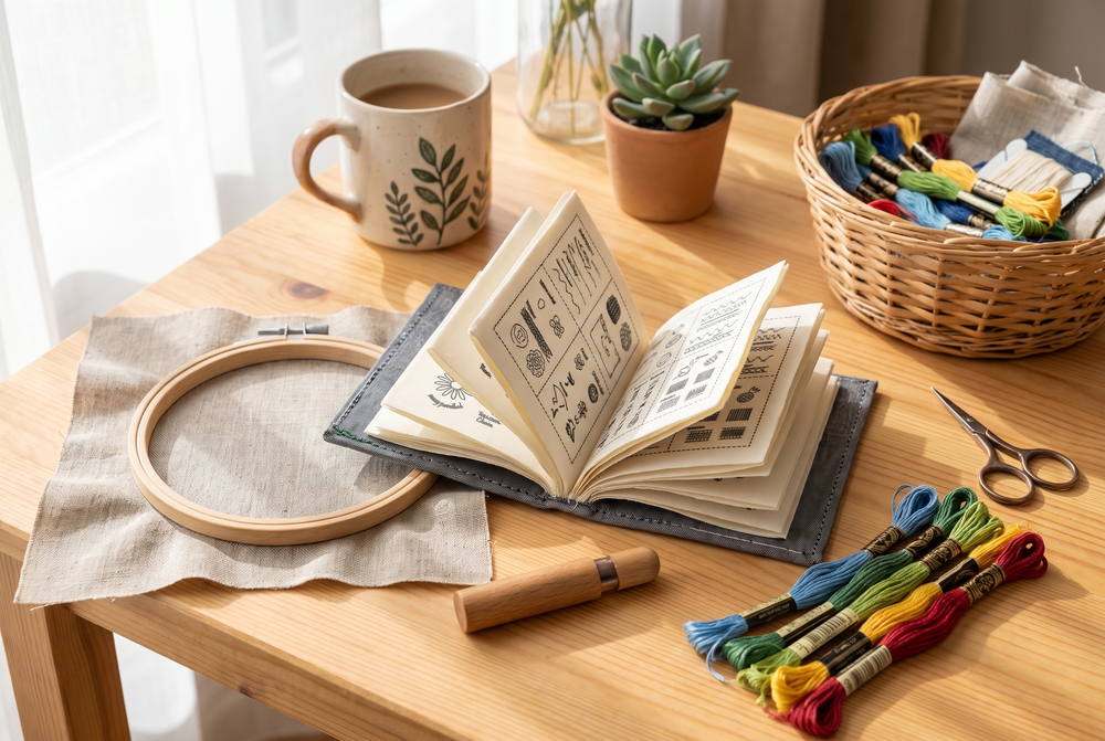 Borduurset voor Beginners – Draagbare DIY Handwerkset