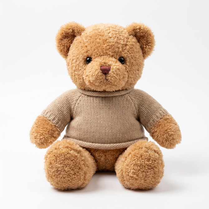 kleurvariant: Bruine Beer met Beige Trui
