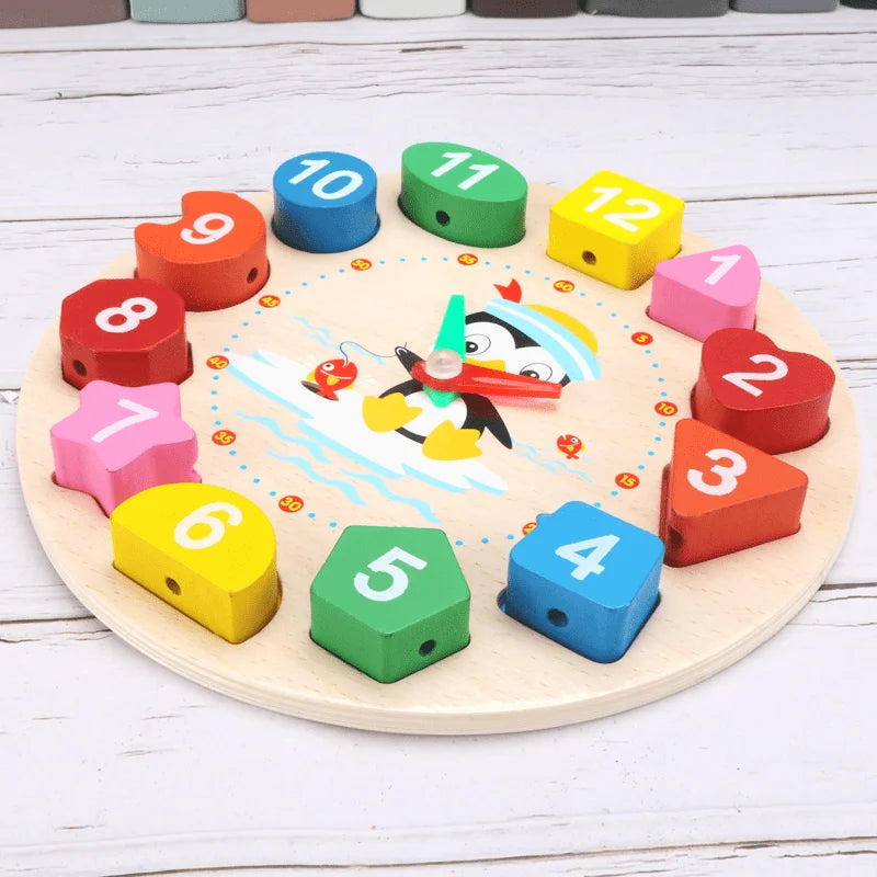 Kinderhorloge om Klokkijken te Leren – Kleurrijk Analoge Leerklok voor Kinderen (4+)