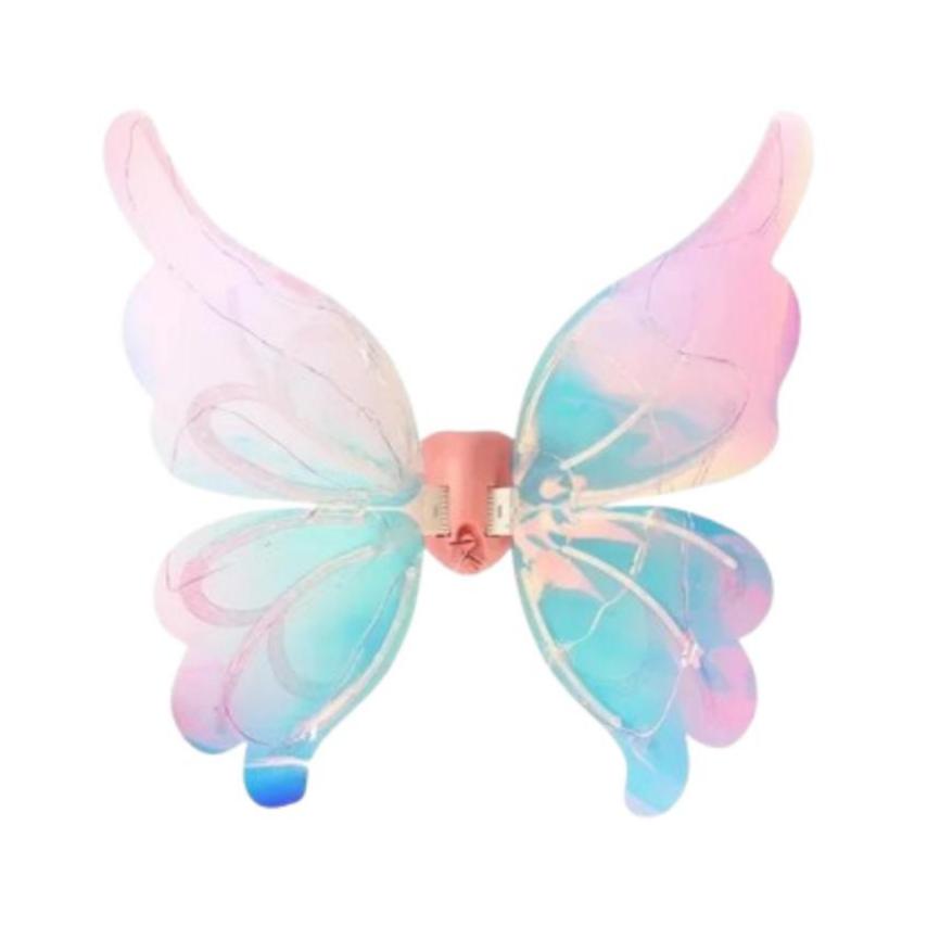 Lichtgevende Elfenvleugels voor Kinderen – Beweegbaar, Muziek, LED-effecten en Perfect voor Feestjes