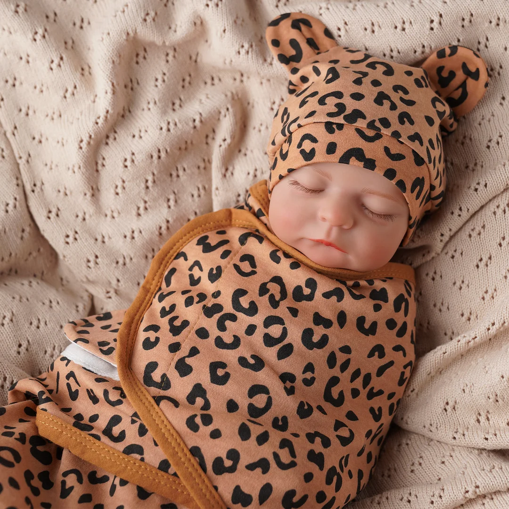 CalmiNest Baby Cocoon Swaddle – Ademend Katoenen Inbakerdeken voor Pasgeborenen – Warm & Veilig Slapen