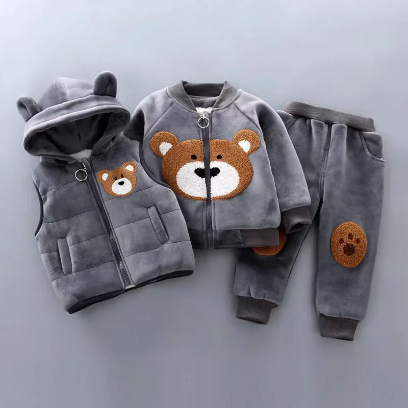 Warme Peuter Winter Set – BearHaven Hoodie & Broek