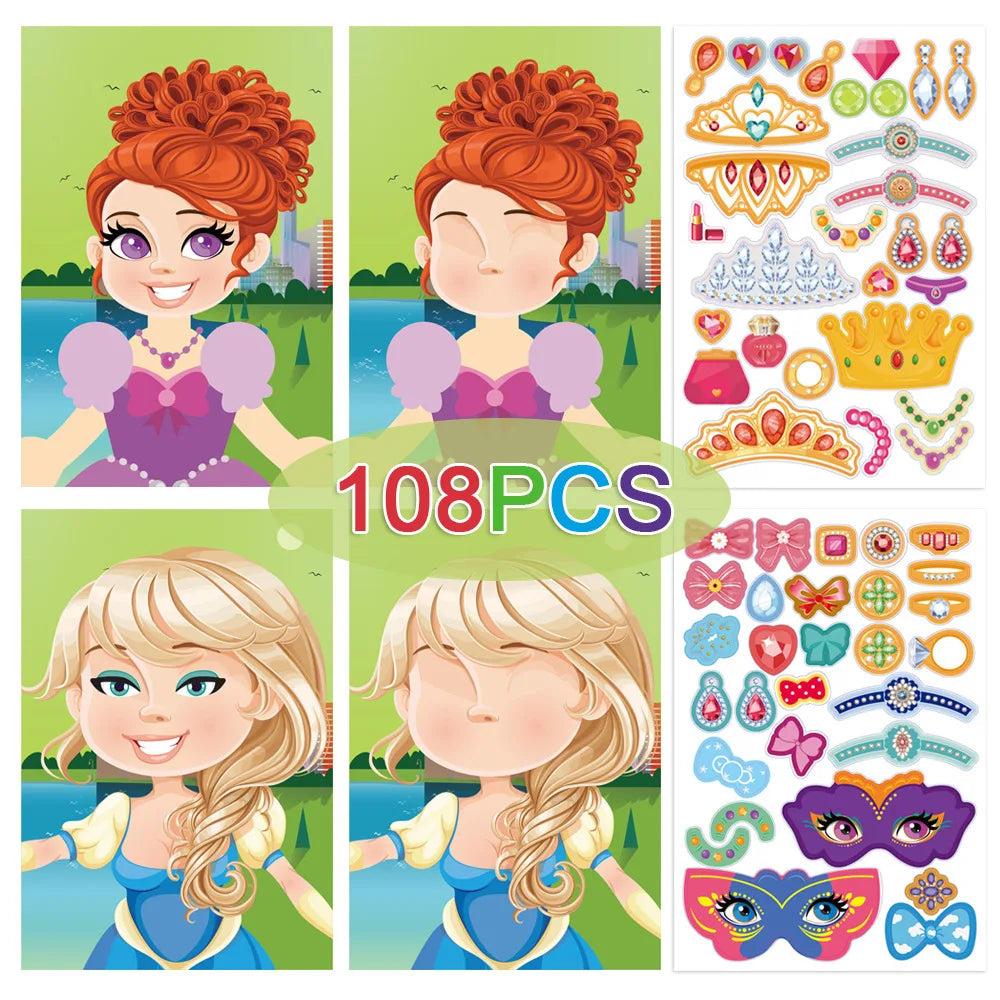 Plakidoo StoryFaces – Herbruikbaar Stickerboek voor Kinderen | Creatief Speelgoed voor Thuis & Onderweg