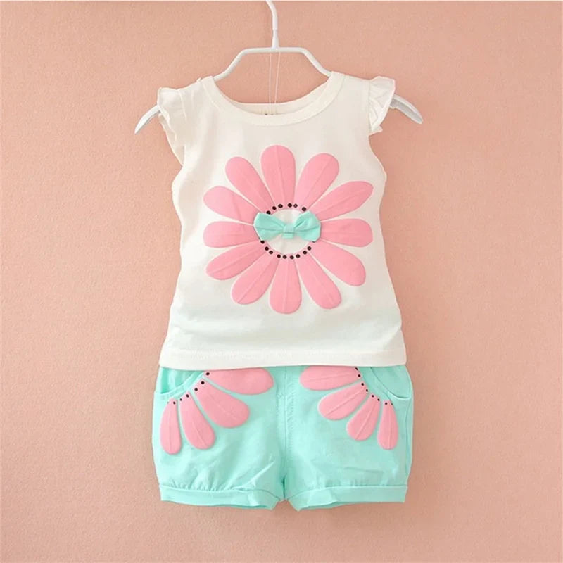 SunnySprout Baby Zomeroutfit – Ademend Katoenen Setje voor Baby’s & Peuters (0–6 jaar)