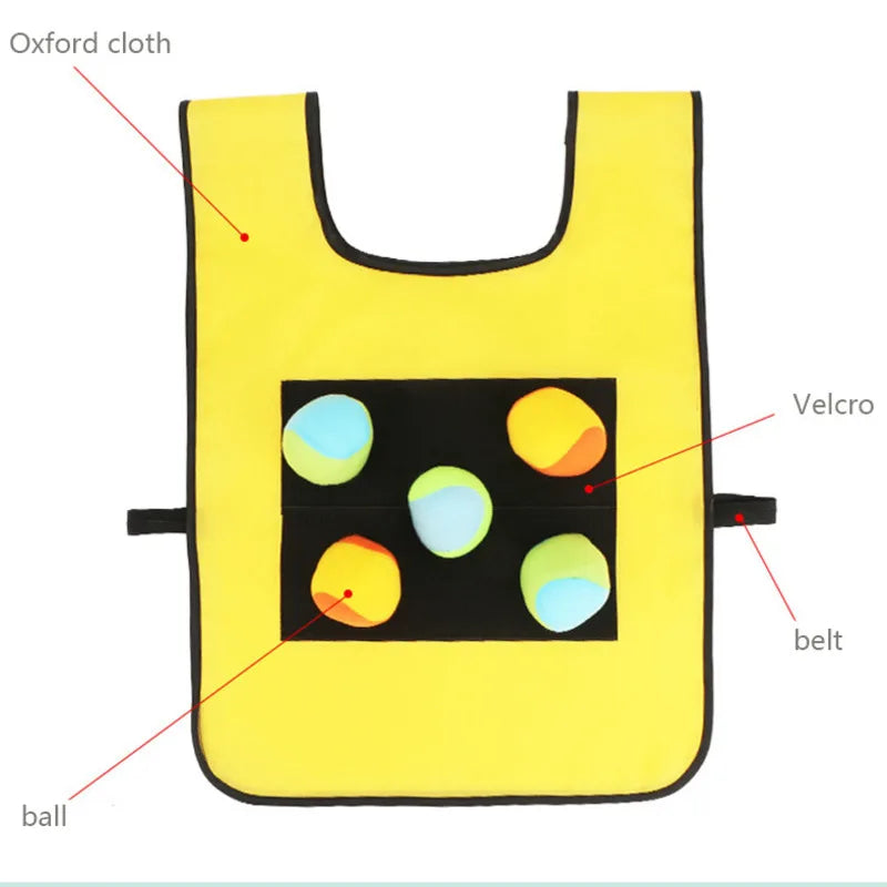 CatchCrew Actief Teamspel Vest – Klittenband Vangspel voor Kinderen – Buitenspeelgoed voor Beweging & Samen Spelen