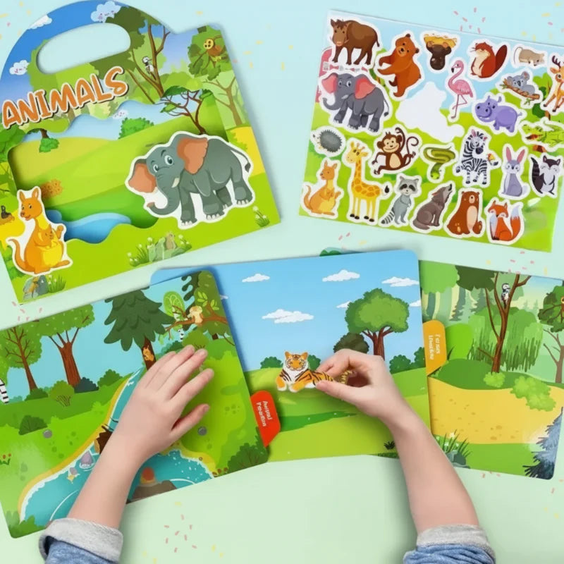 Creativo – Kleurrijk & Leerzaam – Herbruikbaar Stickerboek