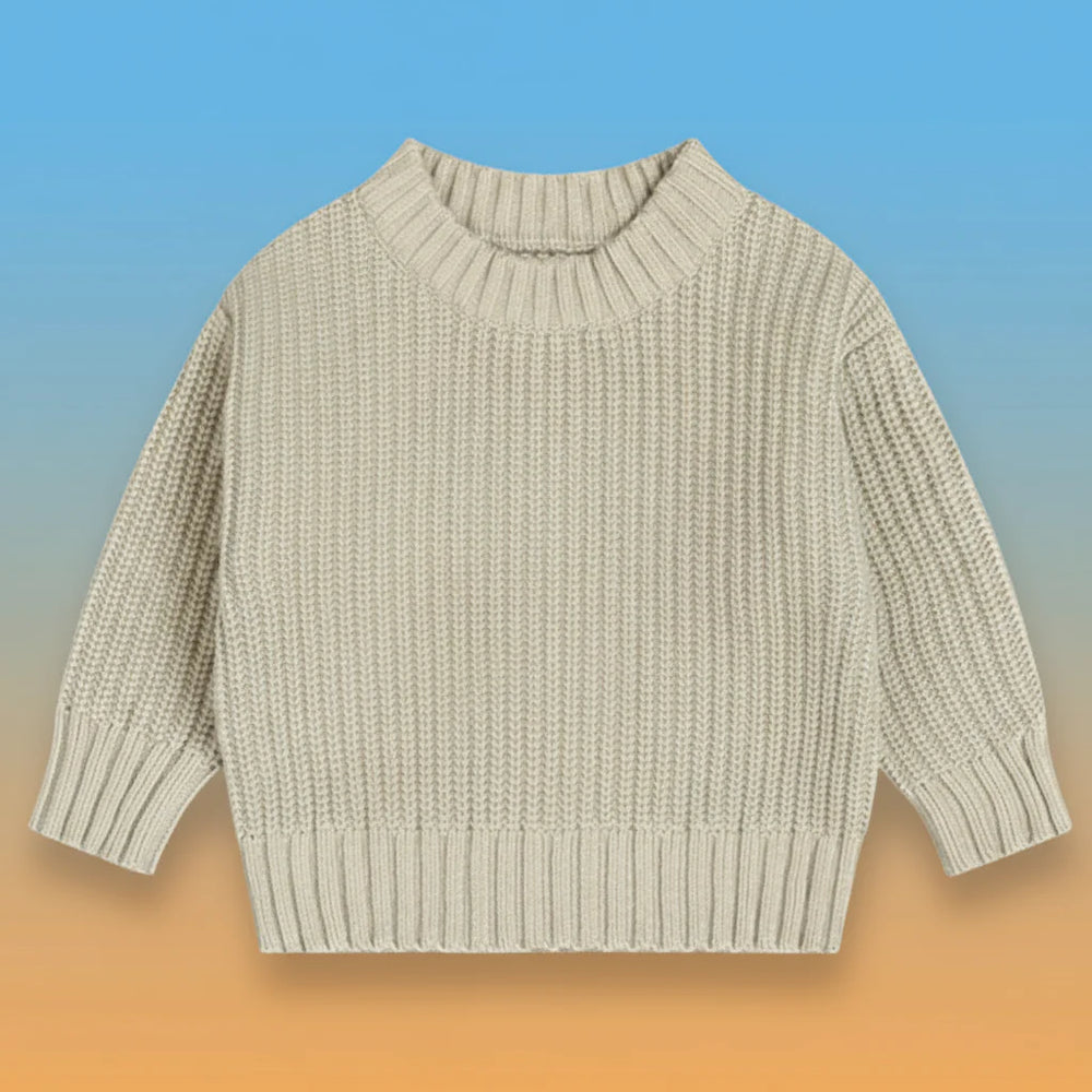 Veluro Kids CozyNest Kindertrui – Warme Gebreide Wintertrui voor Baby & Peuter (Maat 66–130)