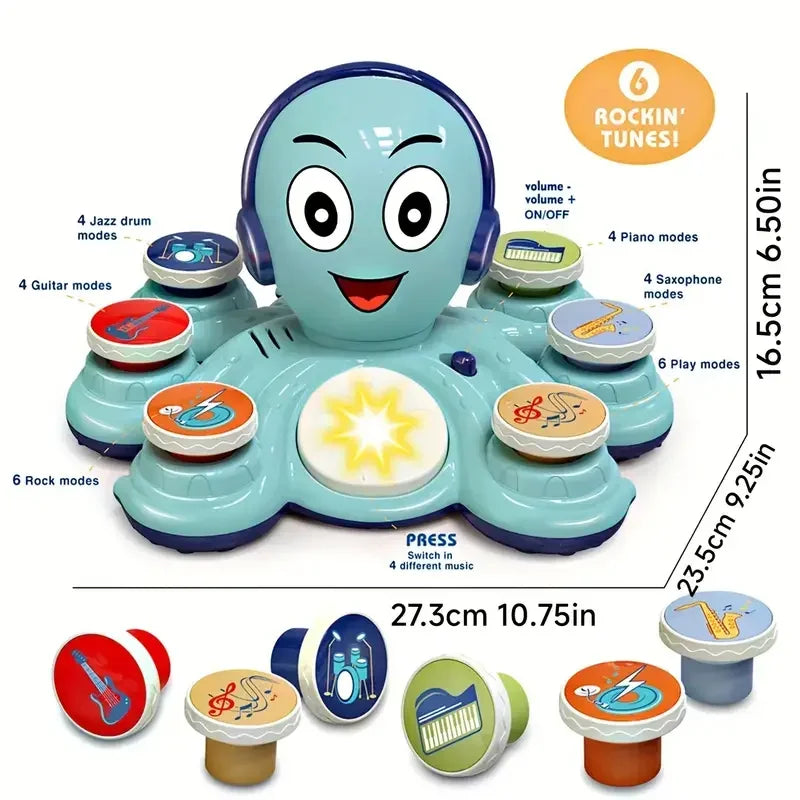 Musical Octo – Interactief Muzikaal Speelgoed voor Peuters | Educatief & Creatief