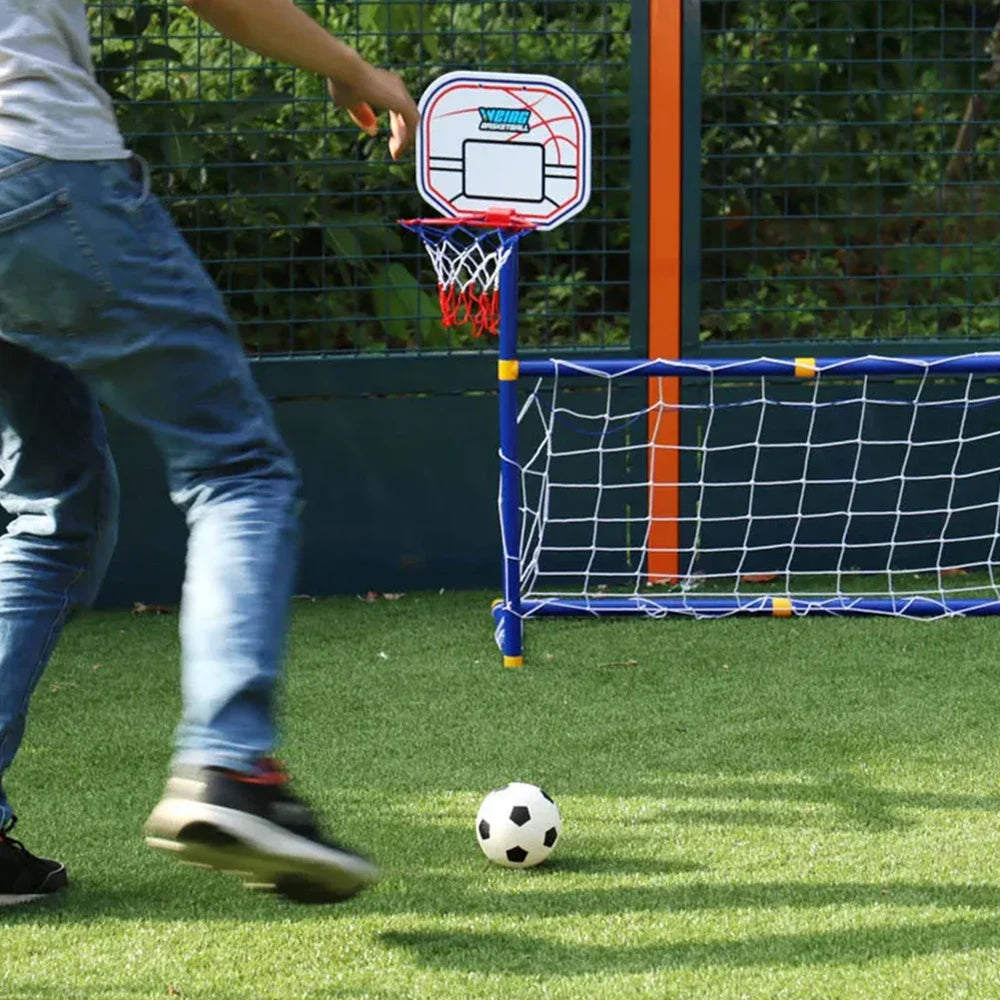 Voetbal en Basketbal Set Kinderen – 2-in-1 Speelset Buiten