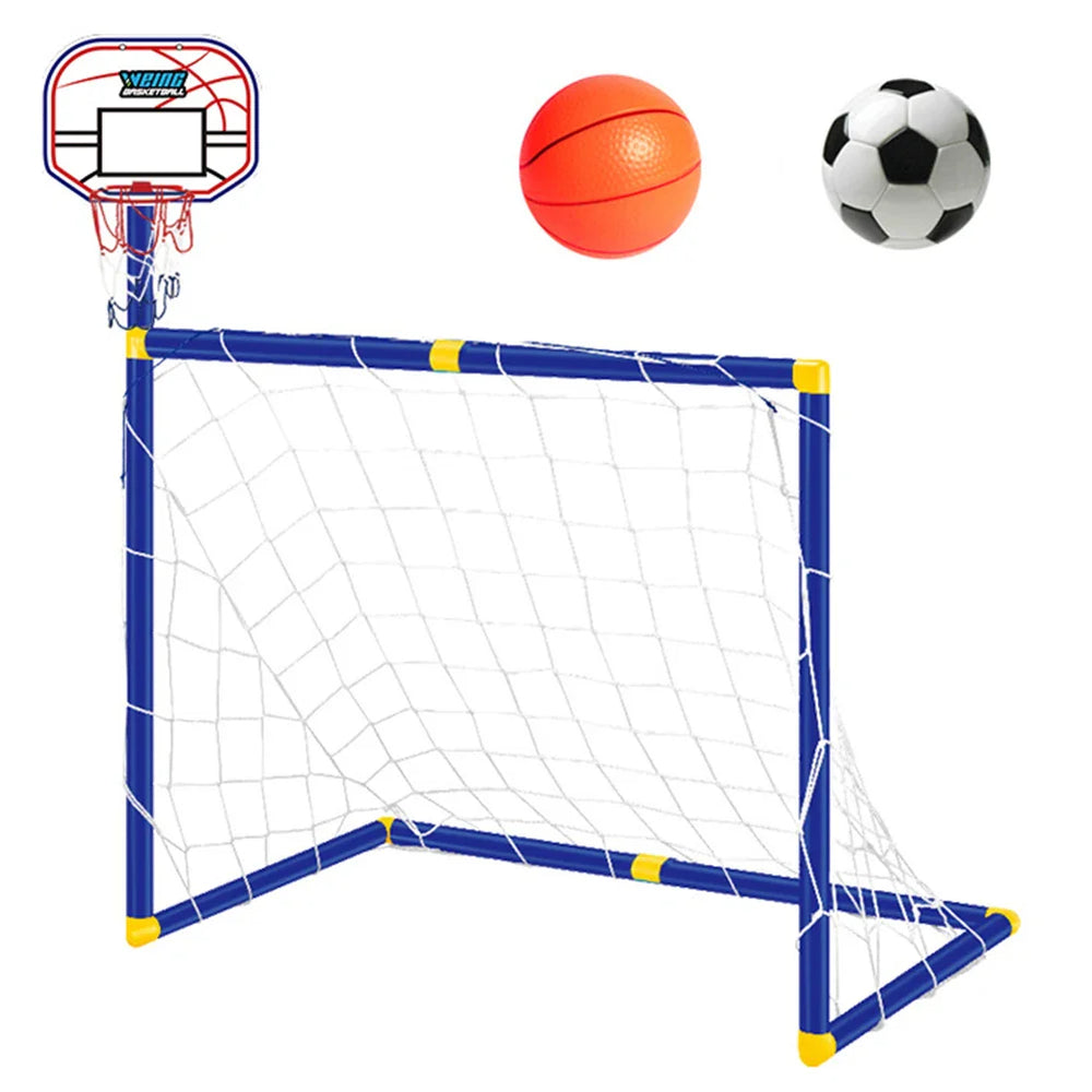 Voetbal en Basketbal Set Kinderen – 2-in-1 Speelset Buiten